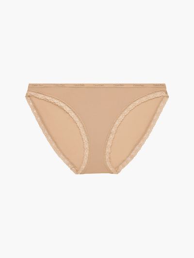 Calvin Klein Underwear HU379276 | Calvin Klein Bottoms Up Női Bikini Alsó Bézs